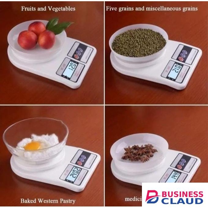 Digital Kitchen Weighing Scale Electronic Food Scale High Precision LCD Display Multifunction Portable Small Kitchen Scale for Cooking Baking Measuring