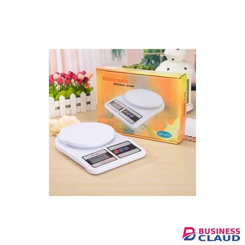 Digital Kitchen 10kg Weighing Machine Multipurpose Electronic Weight Scale with Backlit LCD Display for Measuring Food, Cake, Vegetable, Fruit