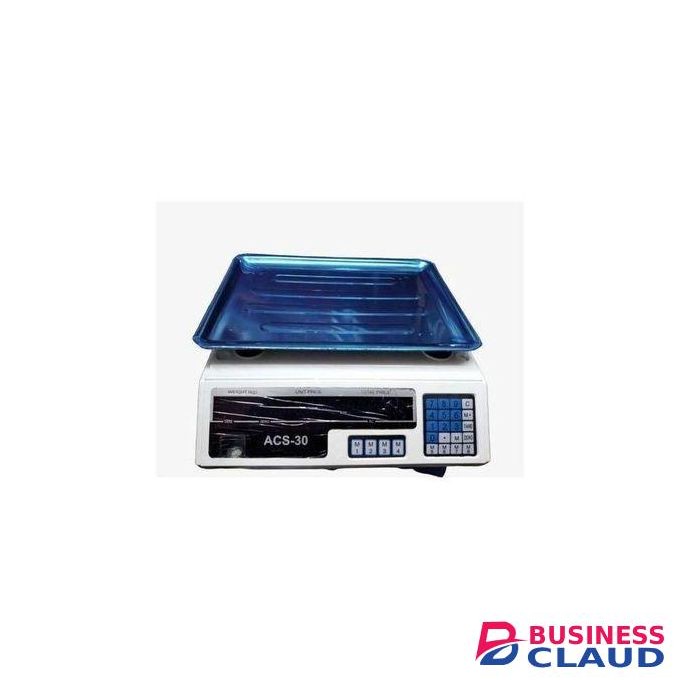 30kg Electronic Price Computing Weighing Scale flat