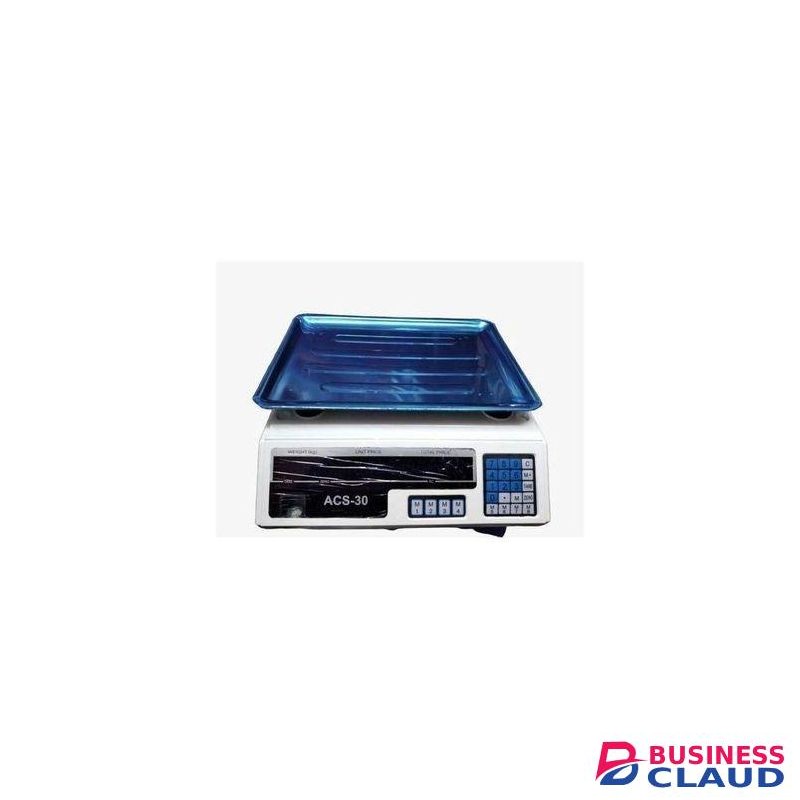 30kg Electronic Price Computing Weighing Scale flat