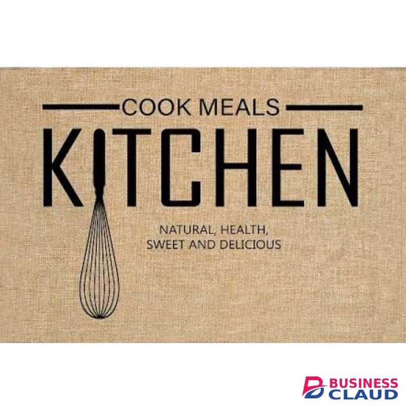 Rubber Bottom Kitchen Mat