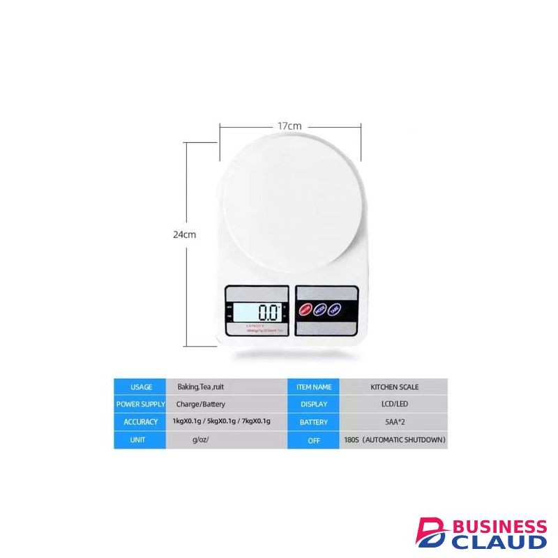 Electronic kitchen scale Digital Portable Weighing Kitchen Scale