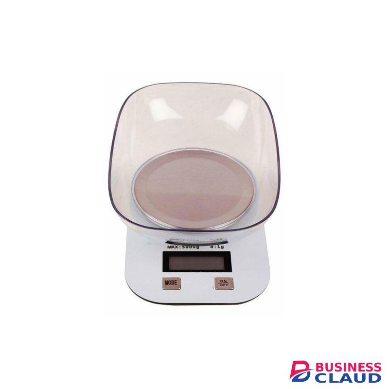 5kg Digital Kitchen Weighing Scale & Food Weight Machine For Health, Fitness, Home Baking & Cooking With A Bowl