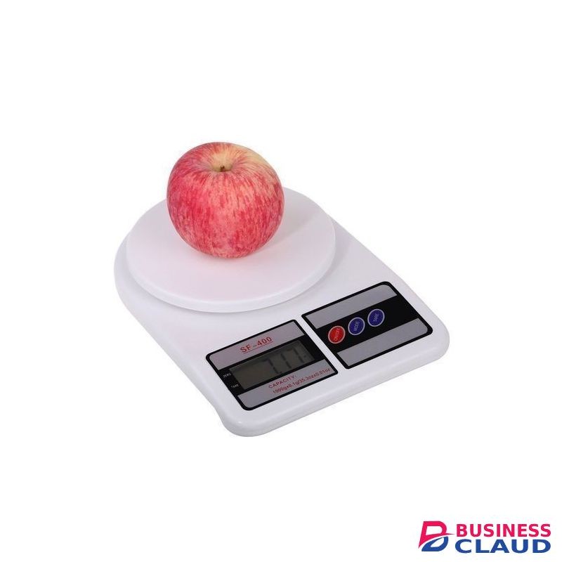 LCD Digital Electronic Kitchen Food Diet Scale Weight Balance - White