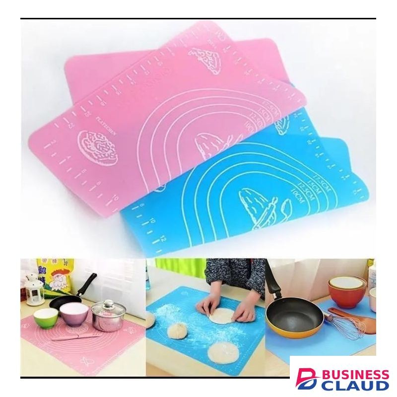 Non-Stick Silicone Pastry and Chapati Mat with Measurements