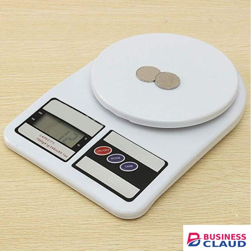 Precision Electronic Digital Kitchen Scale - 10kg High-Accuracy Multipurpose Food Weighing Scale for Cooking, Baking, and Dieting - Professional LCD Display Grams and Ounces Scale