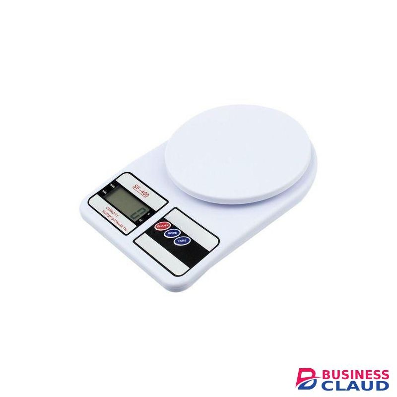 10000g LCD Digital Kitchen Tool Food Weighing Scale -White