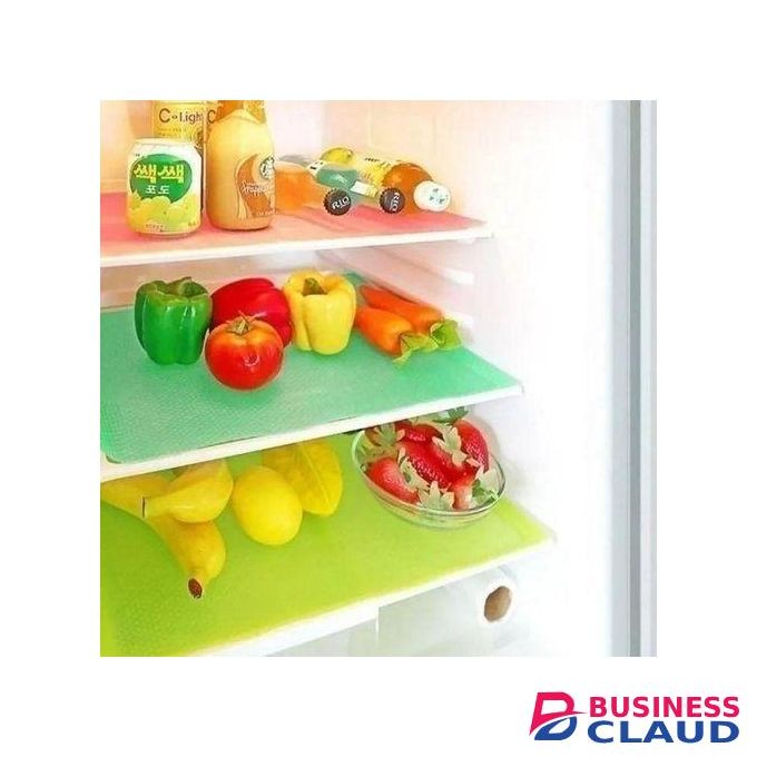 Shelf Liners - Non-Slip Washable Fridge Mats - Kitchen Accessories Organizer -4pcs