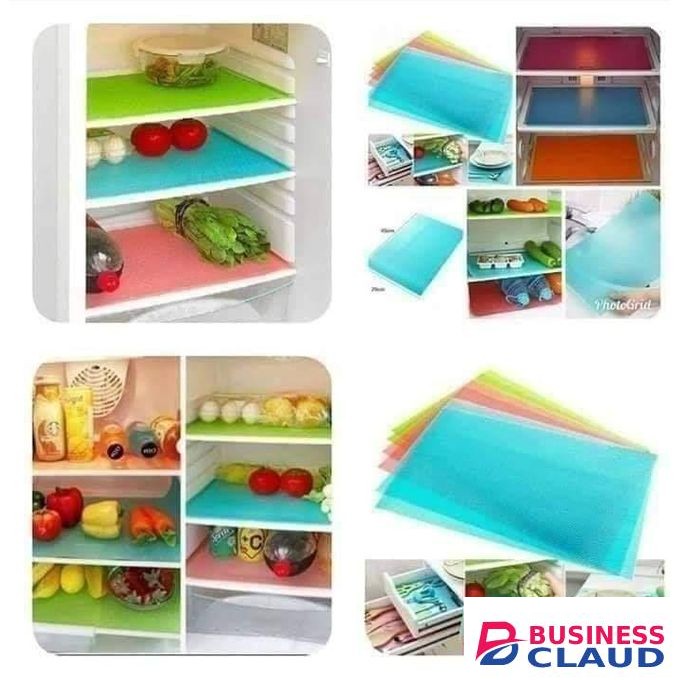 Durable 4pcs PVC fridge mats