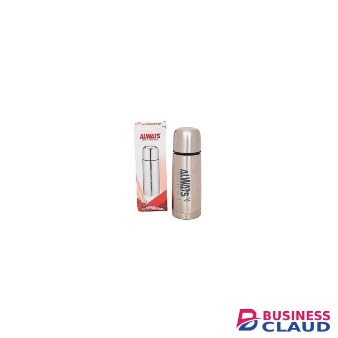 Always Stainless Steel Silver Thermos Flask Jug - 500ml .