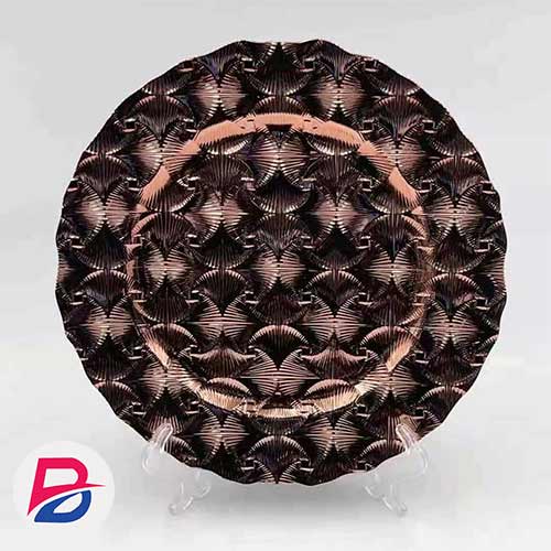 Round classy charger plates 6 pcs Perfect for home dÃ©cor