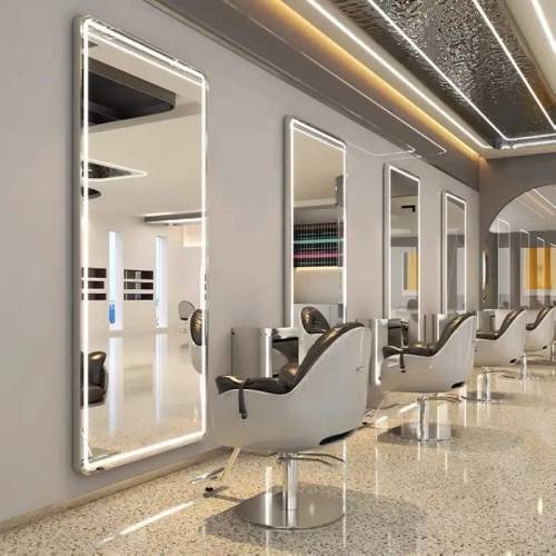 Single Salon Mirror Station