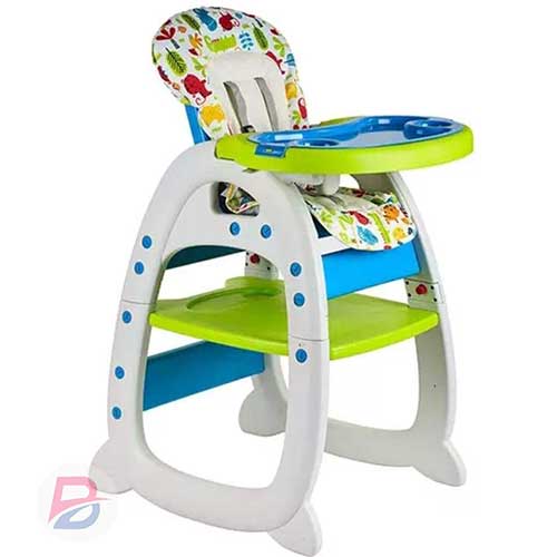 Mama Kids 2-in-1 Convertible Baby High Feeding Chair