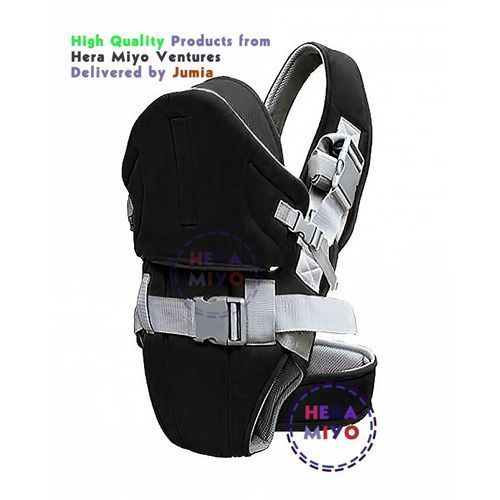 Baby Carrier With a Hood Black