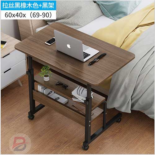 Adjustable Laptop Desk Black for ergonomic home office setup
