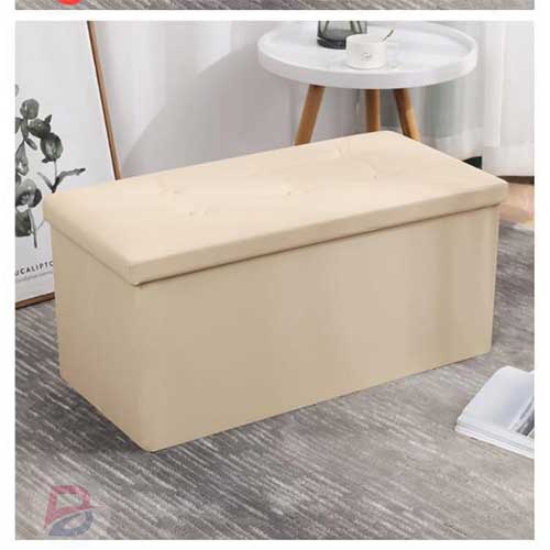 OTTOMAN STORAGE BOX - ottoman storage bench - velvet