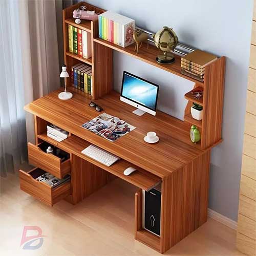 strong and durable wooden fashionable multipurpose study computer desk