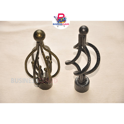 Window Curtain Rod Ends Drape Pole Finals Head - Small