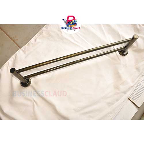 Double Towel Holder Powder Coated