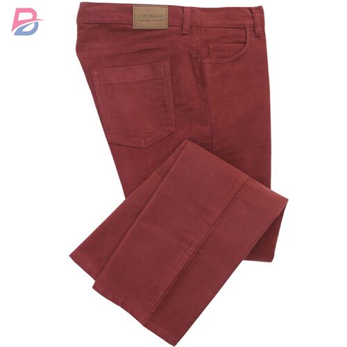 Stylish Slim Fit Jeans - Maroon