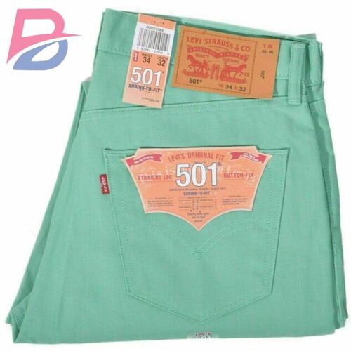 Quality Men Denim Jeans Trousers - Green