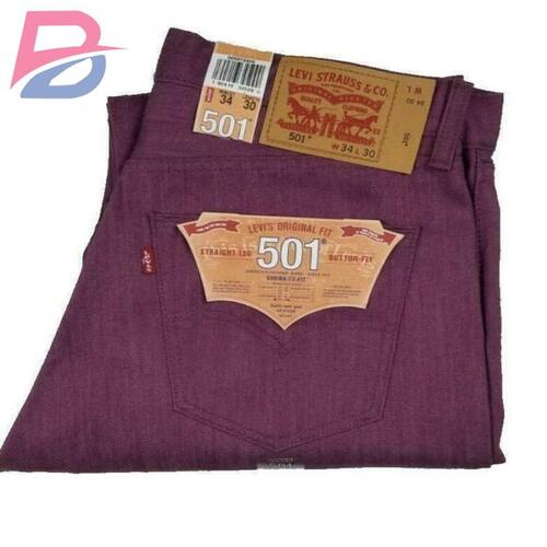 Denim Men Jeans - Purple