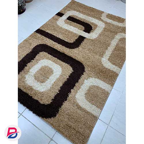 7 by 10 Aesthetic Modern Turkish Abstract Carpet - Brown