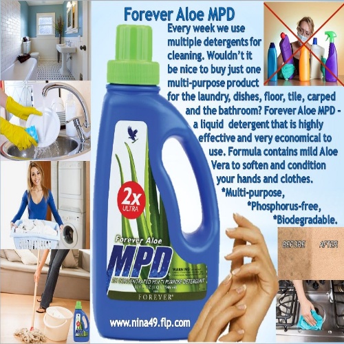 forever living, aloe vera MPD detergent supplement, herbal