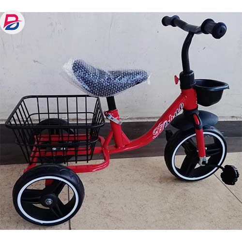 Red Tricycle with trolley