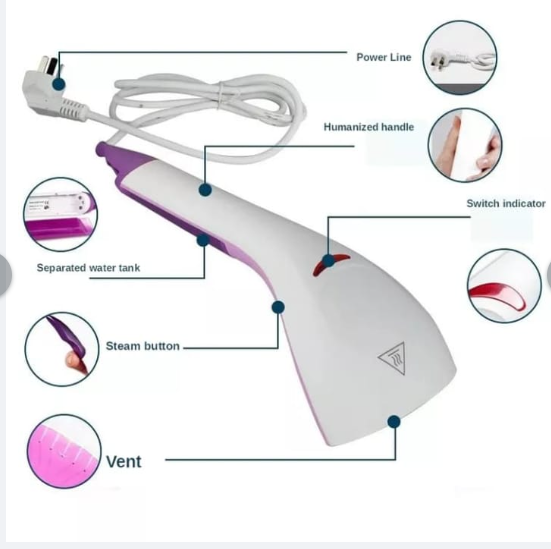 Portable cloth steam iron