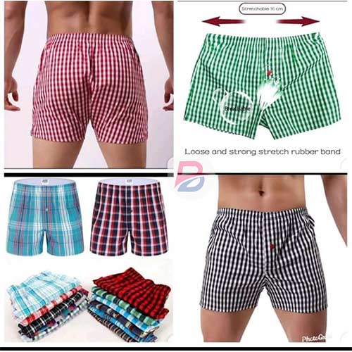Colored men's boxers