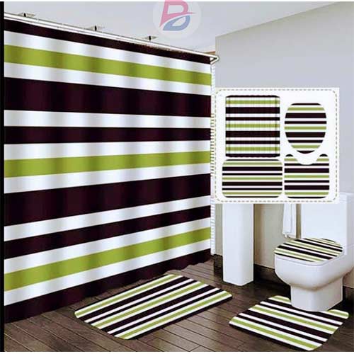 Natural bathroom curtain