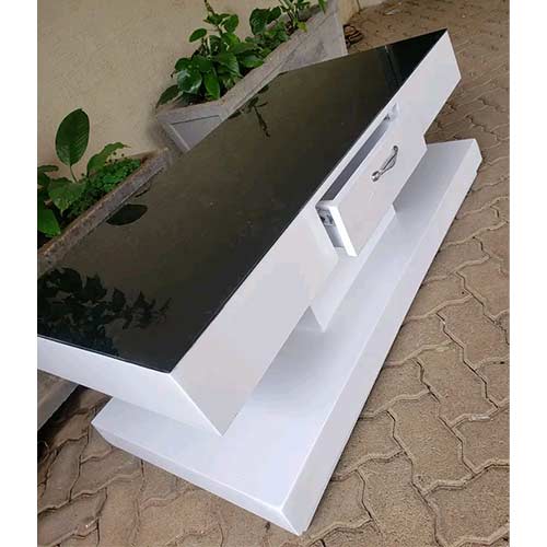Glass coffee table