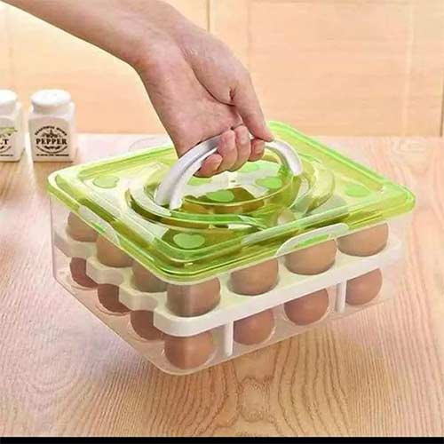 2pcs 2layer egg tray