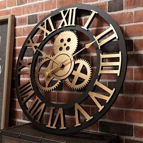 Decorative Retro Silent Wall Clock
