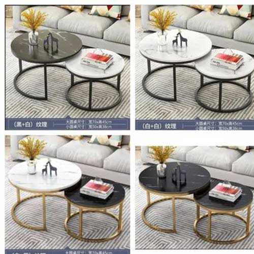 Pure marble Nesting coffee Table