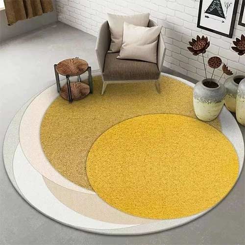Luxury round carpets