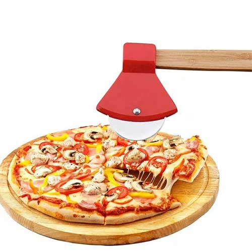 Stainless steel axe  pizza cutter