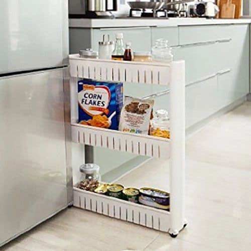 Slim storage rack