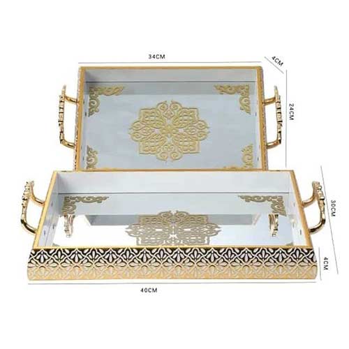 elegant serving trays