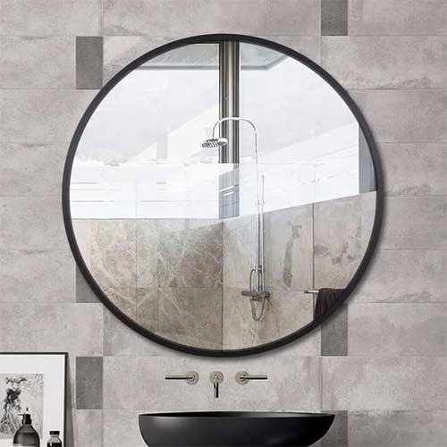 Luxury black frame mirror