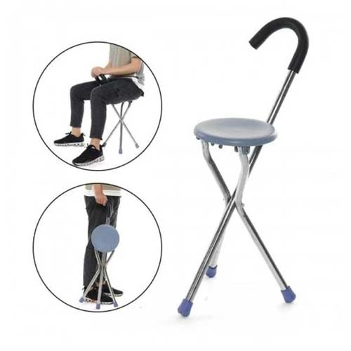 2 in 1 Walking stick with seat