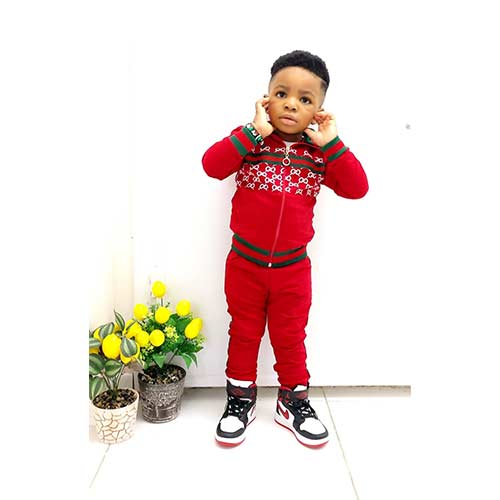 Red Unisex 3pcs gucci set