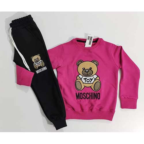Pink 2pcs moschino set