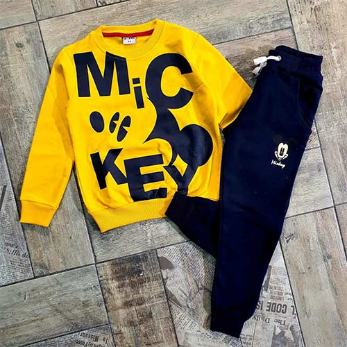 2pcs mickey mouse unisex set