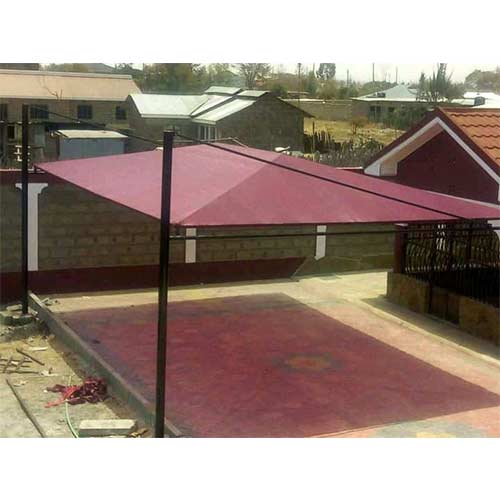 Double car parking shade