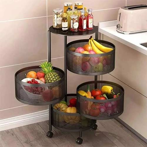 4 tier Rotating Kitchen Rack