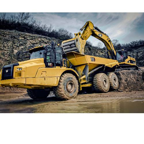 745 Three Axle Articulated Truck