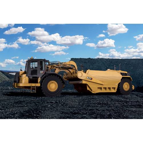 Cat | Caterpillar 637 Coal Bowl Scraper Flywheel Power - Tractor/Scraper 425 kW (570 hp)/216 kW (290 hp)
