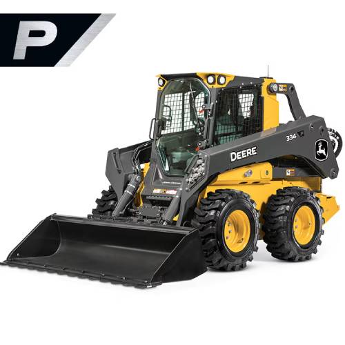 John Deere 334 P-Tier Skid Steer